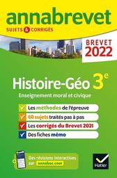 Histoire-géographie EMC 3e : brevet 2022 / Christophe Clavel, Jean-François Lecaillon | Clavel, Christophe. Auteur