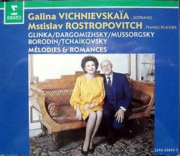 Mélodies & romances / Galina Vichnievskaïa, Soprano | Visnevskaâ, Galina Pavlovna (1926-2012). Chanteur. Soprano