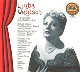 The complete Columbia recordings / Ljuba Welitsch, Soprano | Welitsch, Ljuba (1913-1996). Chanteur. Soprano