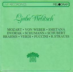 Recital / Ljuba Welitsch, Soprano. 2 | Welitsch, Ljuba (1913-1996). Chanteur